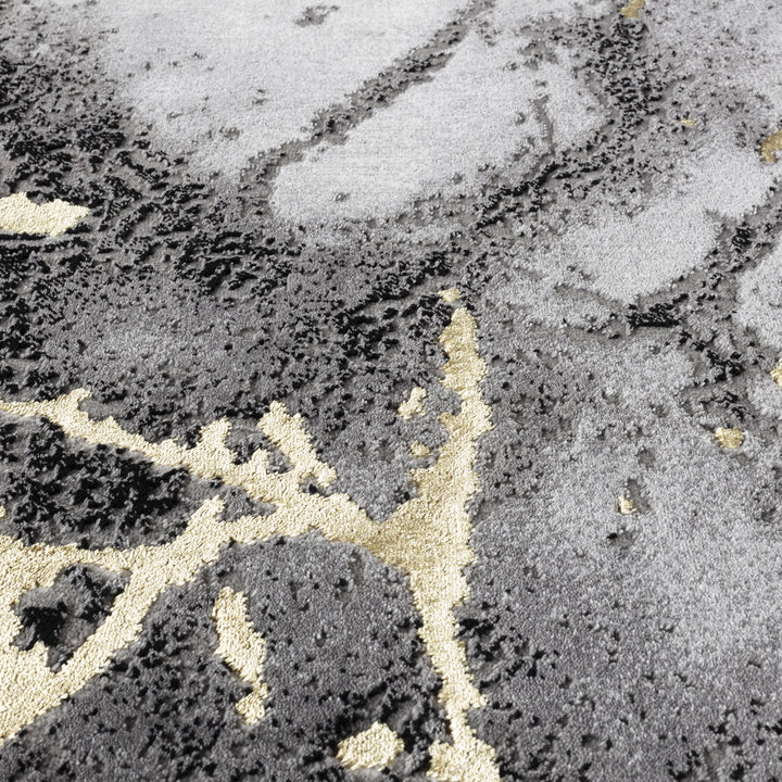 Covor Marmara textura densa, finisaj rafinat, Grey Gold